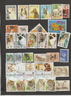 TIMBRES DIVERS  "  CHIENS - CHATS - OISEAUX .... - Vrac (max 999 Timbres)