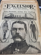 EXCELSIOR 6-16/LORD KITCHENER MORT /FEMMES AUXILIAIRES FABIANO /SALONIQUE ZEPPELIN GENERAL SARRAIL - General Issues