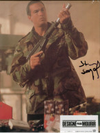 STEVEN SEAGAL  Acteur  - Signature Autographe Sur Photo - Acteurs & Comédiens