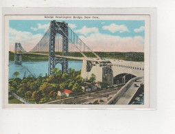 Antike Postkarte - GEORG WASHINGTON BRIDGE, NEW YORK. - Brücken Und Tunnel