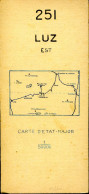 I.G.N. - Carte 1:50000 Avec Quadrillage Kilométrique - LUZ Est - N° 251 (déclinaison Magnétique Au 1er Janvier 1944) - Cartes Topographiques