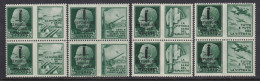 Pdg RSI Serie Completa In Coppie Verticali Sass S.1605 MNH** - Propaganda De Guerra