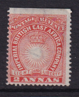British East Africa: 1890/95   Light & Liberty   SG6    2a     MH - Brits Oost-Afrika