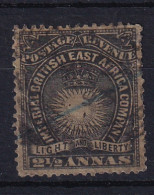 British East Africa: 1890/95   Light & Liberty   SG7b    2½a   Black/pale-buff    Used - Brits Oost-Afrika