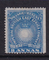British East Africa: 1890/95   Light & Liberty   SG12    8a   Blue    MH - Brits Oost-Afrika
