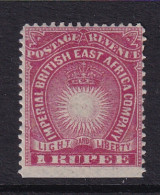British East Africa: 1890/95   Light & Liberty   SG14    1R    MH - Brits Oost-Afrika