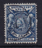 British East Africa: 1896/1901   QV     SG68    2½a   Deep Blue   Used - Brits Oost-Afrika