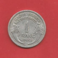 1 Francs Morlon Légère  1946  Voir Les 2 Photos - 1 Franc