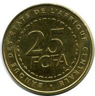 25 FRANCS CFA 2006 ESTADOS DE ÁFRICA CENTRAL (BEAC) Moneda #AP864.E - Centrafricaine (République)