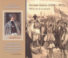 2022, Romania, Avram Iancu, Revolutionaries, Souvenir Sheet, MNH(**), LPMP 2384a - Ungebraucht