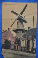 Schooten 1930 : Le Moulin, Hauteur 33 Mètres Colorisée Et Rare. Attention Voir état ! - Schoten