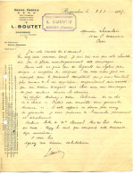 1925 - Lettre Commerciale Des Ets BOUTET (Rosporden) - GRAINS - ENGRAIS - SONS - FOURRAGES - POMMES DE TERRE - Landbouw