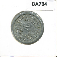 2 FRANCS 1943 FRANCE French Coin #BA784 - 2 Francs