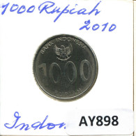 1000 RUPIAH 2010 INDONESIA Coin #AY898.U - Indonésie