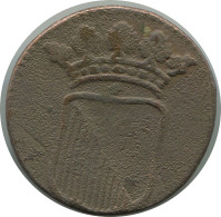 1723 UTRECHT 1 DUIT DUTCH REPUBLIC (NETHERLANDS) COLONIAL PENNY #AE841.27.U - Dutch East Indies