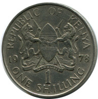 1 SHILLING 1978 KENYA Coin #AZ188.U - Kenya