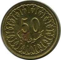 50 MILLIMES 1997 TUNISIA Islamic Coin #AP460.U - Tunisie