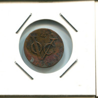 1750 HOLLAND VOC DUIT NETHERLANDS INDIES NEW YORK COLONIAL PENNY #VOC2653.7.U - Dutch East Indies