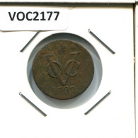 1732 HOLLAND VOC DUIT NETHERLANDS INDIES NEW YORK COLONIAL PENNY #VOC2177.7.U - Dutch East Indies