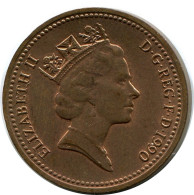 PENNY 1990 UK GROßBRITANNIEN GREAT BRITAIN Münze #AN533.D - 1 Penny & 1 New Penny