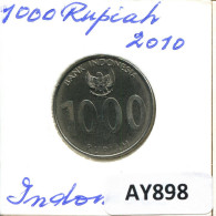 1000 RUPIAH 2010 INDONESISCH INDONESIA Münze #AY898.D - Indonésie