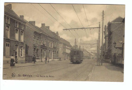 St. Ghislain  La Route De Mons 1919 - Saint-Ghislain