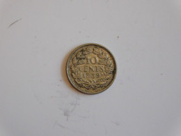 NEDERLAND Pays-Bas 10 Cents 1939 Cent Silver, Argent - 10 Cent