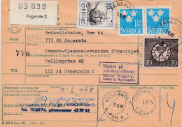 32217# SUEDE PAKET FAGERSTA 1968 STOCKHOLM SWEDEN SVERIGE - Brieven En Documenten