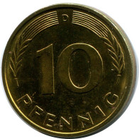 10 PFENNIG 1995 D BRD ALEMANIA Moneda GERMANY #AZ464.E - 10 Pfennig