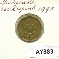 100 RUPIAH 1995 INDONESIA Moneda #AY883.E - Indonésie