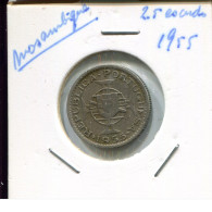 25 ESCUDO 1955 MOZAMBIQUE Moneda #AN731.E - Mosambik