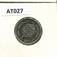 1 BOLIVAR 1986 VENEZUELA Moneda #AT027.E - Venezuela