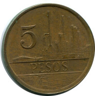 5 PESOS 1981 COLOMBIA Coin #AR920.U - Colombia