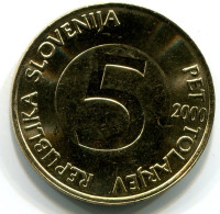 5 TOLAR 2000 SLOVÉNIE SLOVENIA UNC Pièce HEAD CAPRICORN #W11075.F - Eslovenia