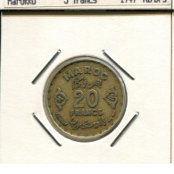 20 FRANCS 1953 MAROC MOROCCO Pièce #AS084.F - Maroc