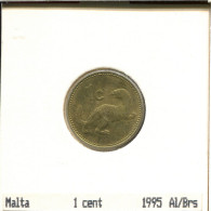 1 CENT 1995 MALTE MALTA Pièce #AS633.F - Malte