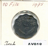 10 FILS 1975 IBAK IRAQ Islamique Pièce #AY918.F - Iraq