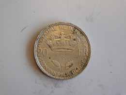 Belgique 20 Francs 1935 Silver, Argent - 20 Frank