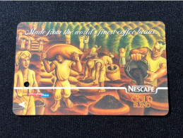 Delcampe - Mint Singapore SMRT TransitLink Metro Train Subway Ticket Card, NESCAFÉ Gold Blend, Set Of 1 Mint Card - Singapur