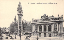 FRANCE - 59 - Lille - La Bourse Et Le Théâtre - Carte Postale Ancienne - Lille