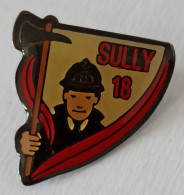 Delcampe - Pin's Sapeurs Pompiers. Sully - Pompiers