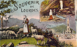 FRANCE - 65 - Lourdes - Souvenir De Lourdes - Carte Postale Ancienne - Lourdes