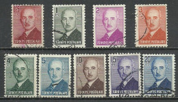 Turkey; 1948 London Printing Inonu Postage Stamps - Used Stamps