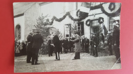 Carte Photo De Sarrebourg , Militaires Et Pompiers Avec Les Autoritées , Remise De Médailles ? - Sarrebourg