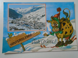 D194601  Österreich  -AK - Hinterglemm-  Salzburger Land- Ski -Saalbach - Saalbach