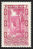 ALGERIE  1936-37  -  Y&T  122 -  Tlemcen  Cimetière -  NEUF* - Neufs