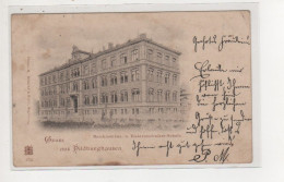 Antike Postkarte - GRUSS AUS HILDBURGHAUSEN MASCHINENBAU - U: - ELEKTRONIKSCHULE VON 1899 - Hildburghausen