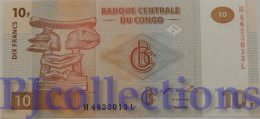 CONGO DEMOCRATIC REPUBLIC 10 FRANCS 2003 PICK 93a UNC - Democratic Republic Of The Congo & Zaire