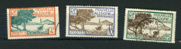 NOUVELLE-CALEDONIE RF - VUES - N°Yt 141+143+146 Obli. - Used Stamps