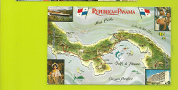 PANAMA La Tierra Dividida Carte Géographique - Panama